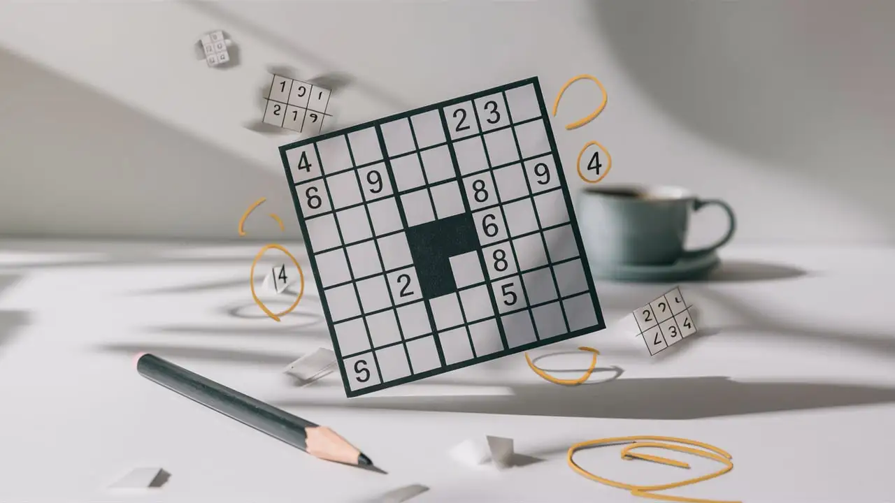 Sudoku worksheet preview